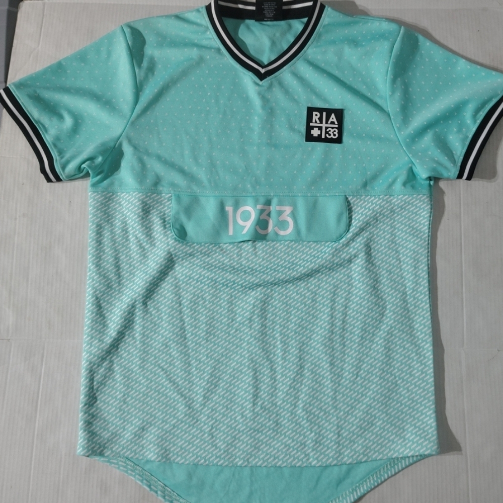 Red Ape 1933‎ Men's Aqua Jersey Y2k